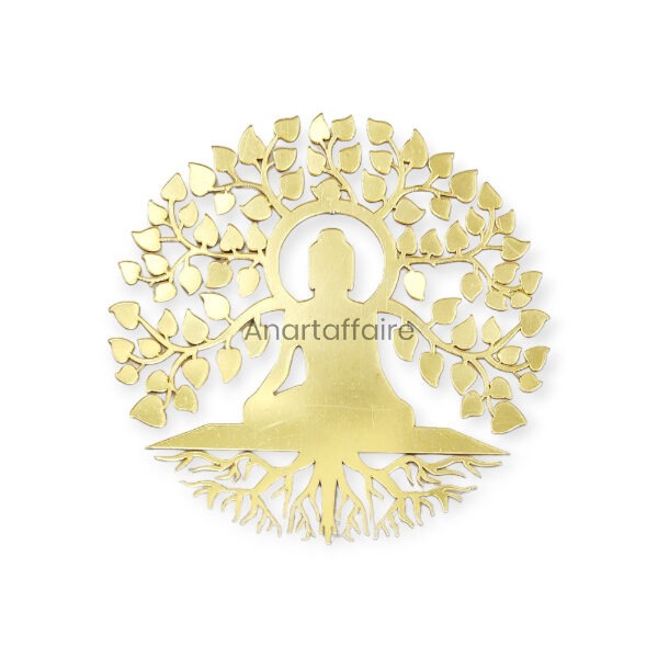 Acrylic Mahaveer Swami With Tree Cutout