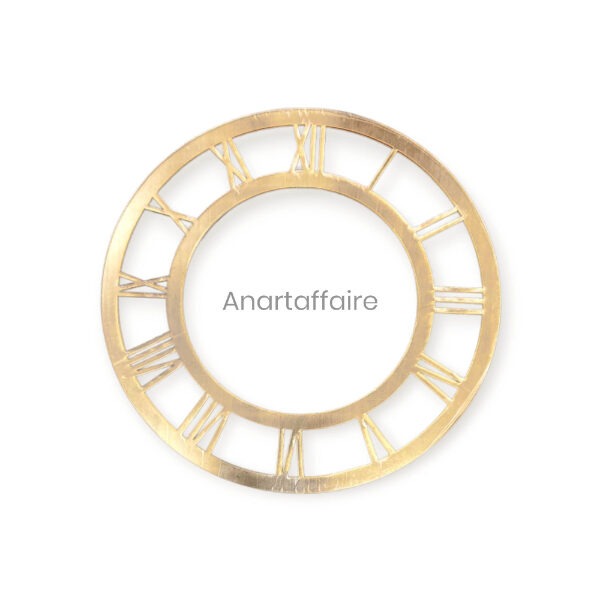 Acrylic Clock Dial Roman Numbers – Gold