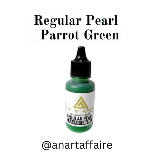 Regular Pearl Parrot Green Alcohol Ink