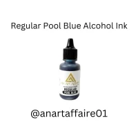 Regular Pool Blue Alcohol Ink