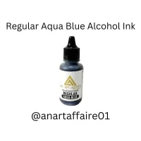 Regular Aqua Blue Alcohol Ink