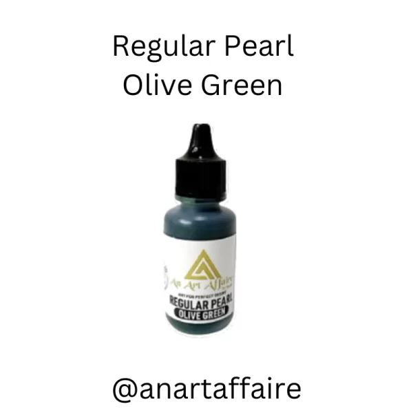 Regular Pearl Olive Green Alcohol Ink