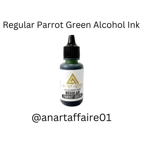 Regular Parrot Green Alcohol Ink