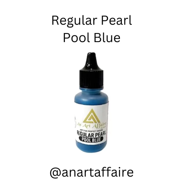 Regular Pearl pool blue Alcohol Ink