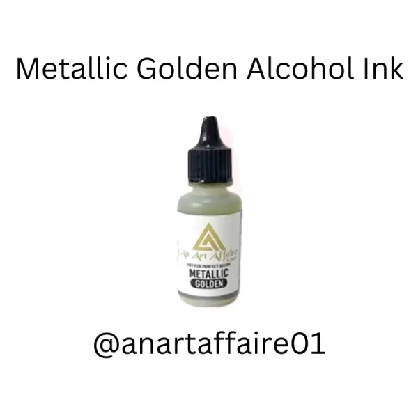 Metallic Golden Alcohol Ink