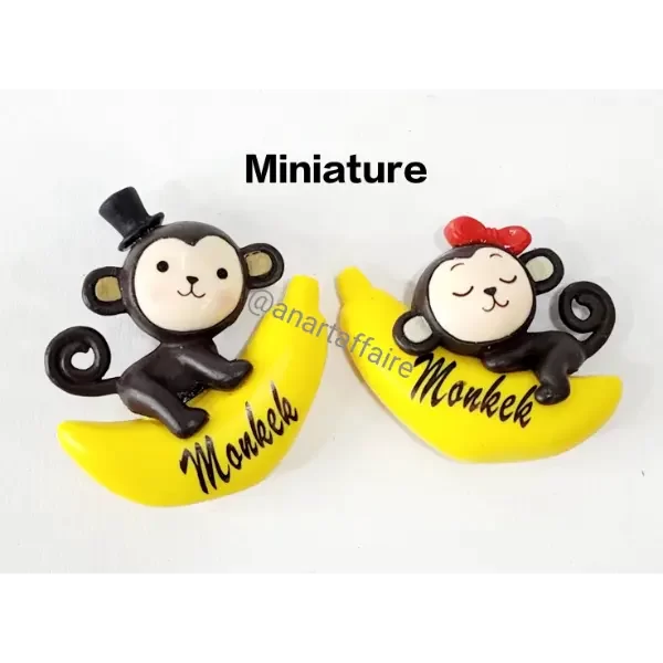 monkey on banana Miniature