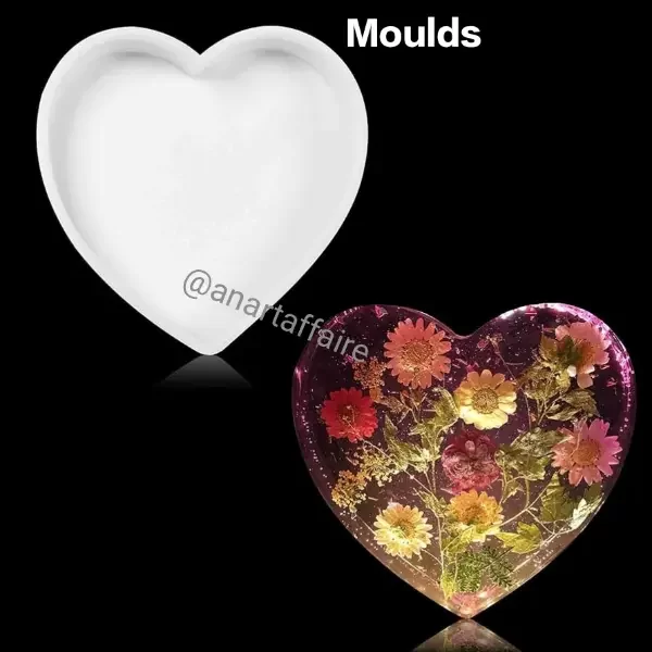 5 inch heart mould