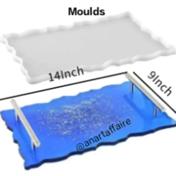 9 by 14 inches tray mould