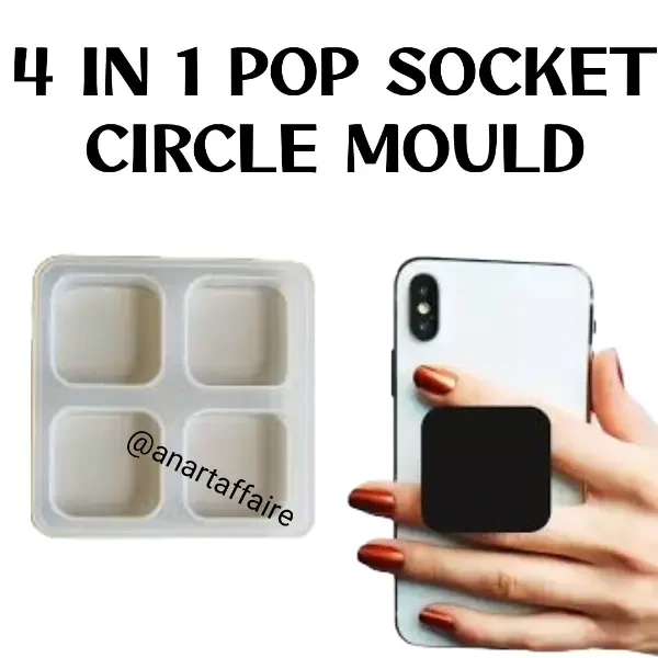 4 in 1 pop socket square mould