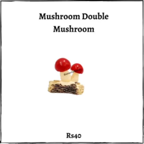 Mushroom double Miniature