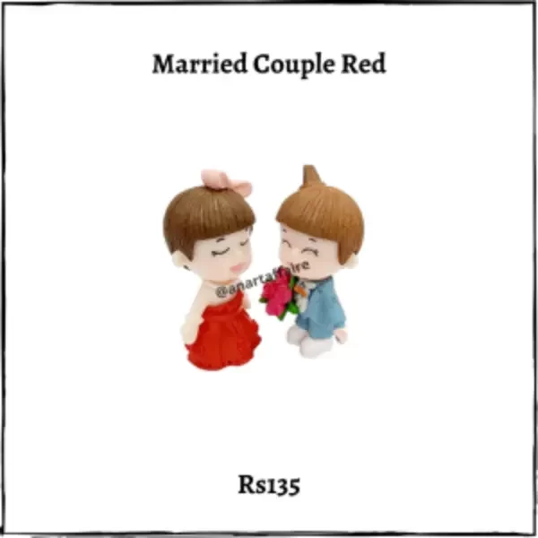 married couple red Miniature