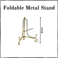 Foldable metal stand 8 inches