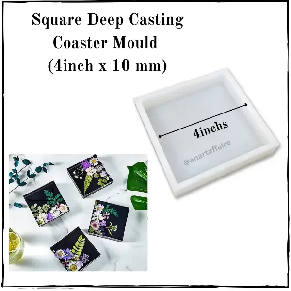 4inch square deep casting mould