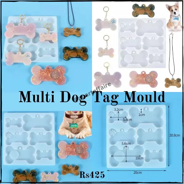 multi dog tag mould