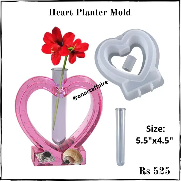 Heart planter mould