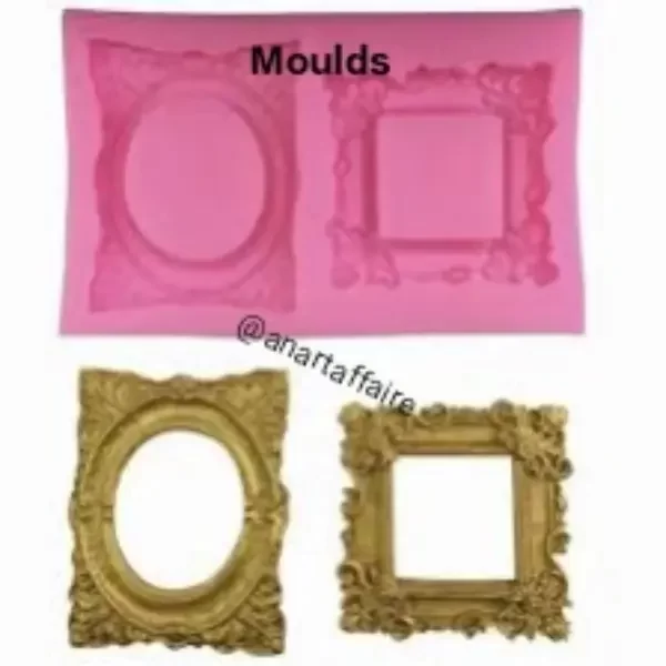 photo frame pink mould