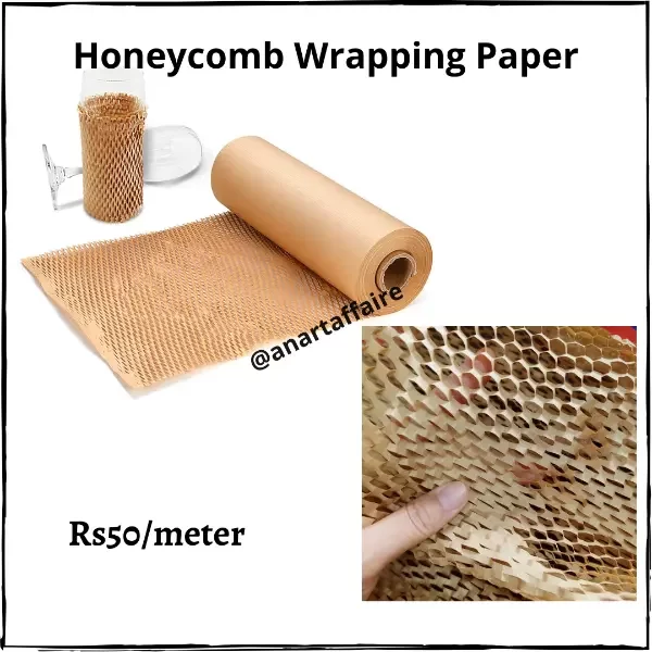 Honeycomb wrapping paper