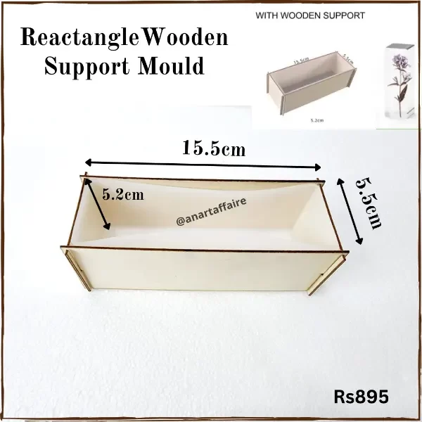 Rectangle wooden support mould