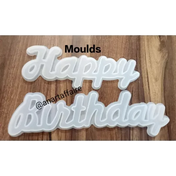 Happy birthday mould