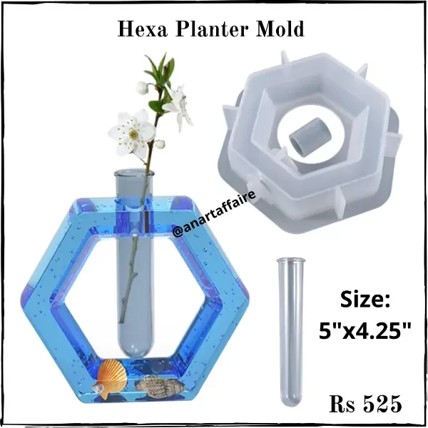 Hexa planter mould