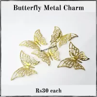 Metal butterfly ( set of 4 )