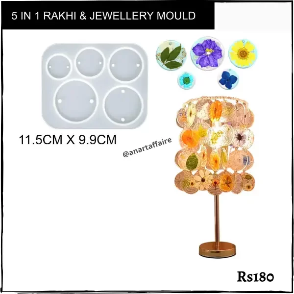 5 in 1 Rakhi and jewelry mould