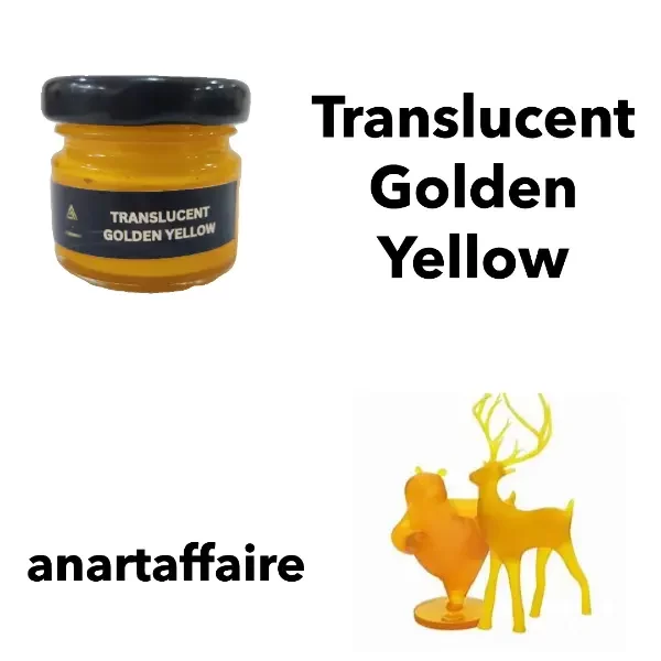 Translucent Color Golden Yellow