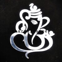 Acrylic Cutout – Ganesha silver