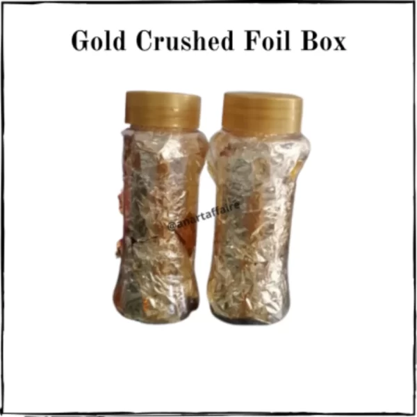 Gold Crushed Foil Box